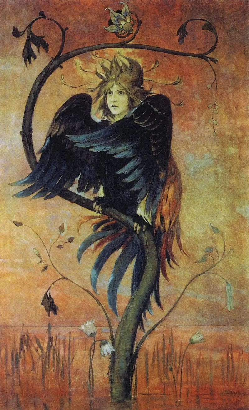 Gamaun, den profetiske fugl - Viktor Vasnetsov