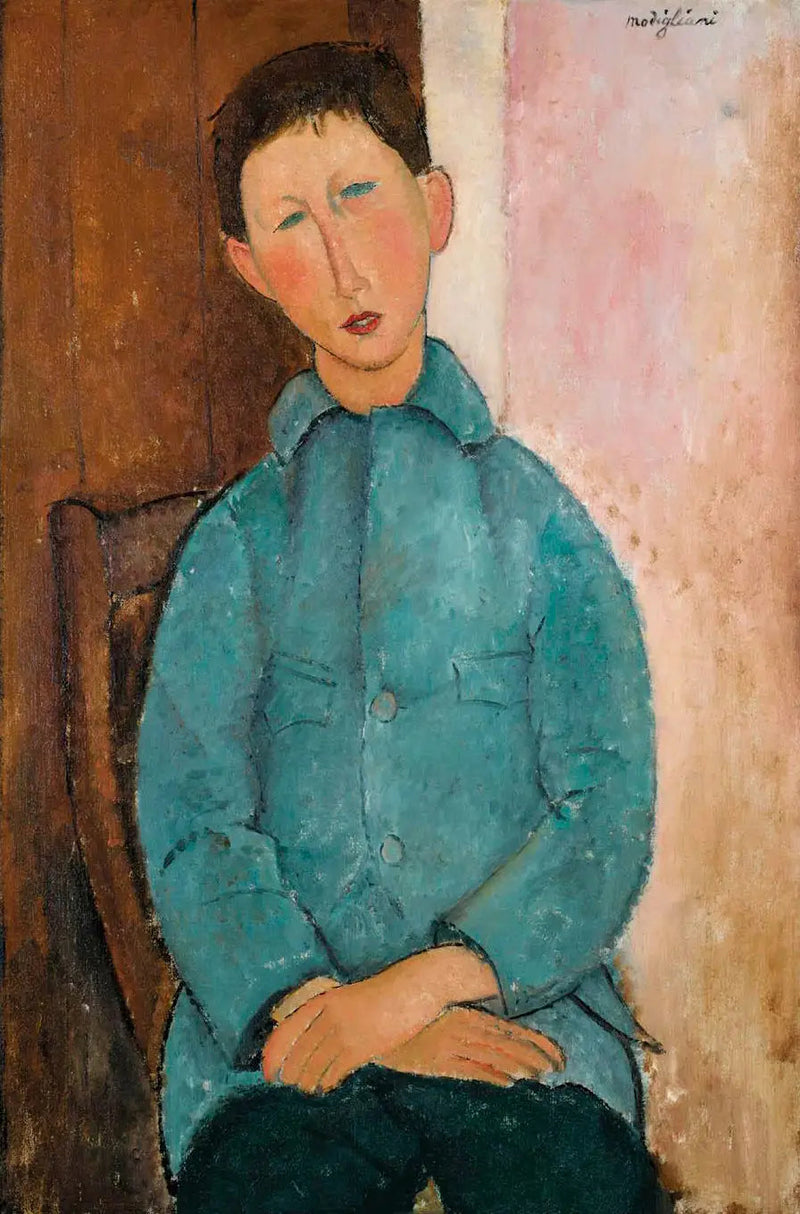 Dreng i den Blå Jakke - Amedeo Modigliani