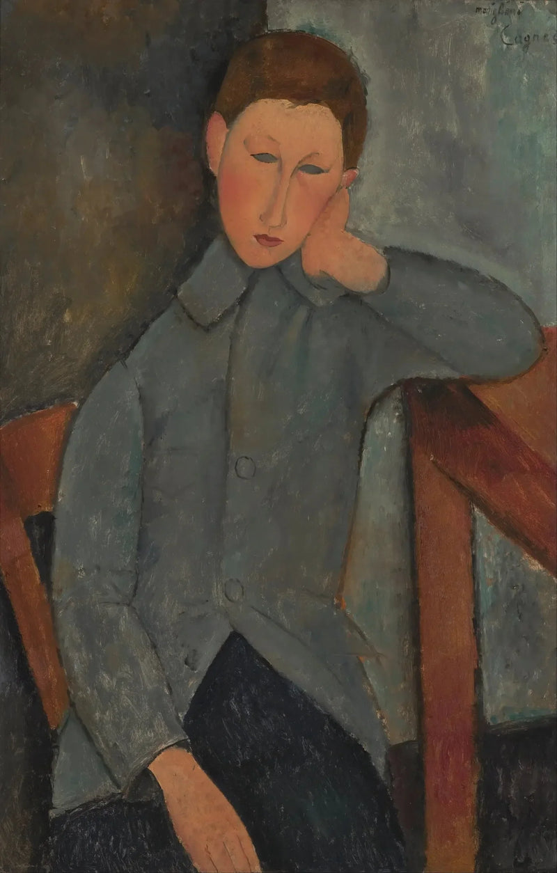 Dreng i den Blå Jakke - Amedeo Modigliani