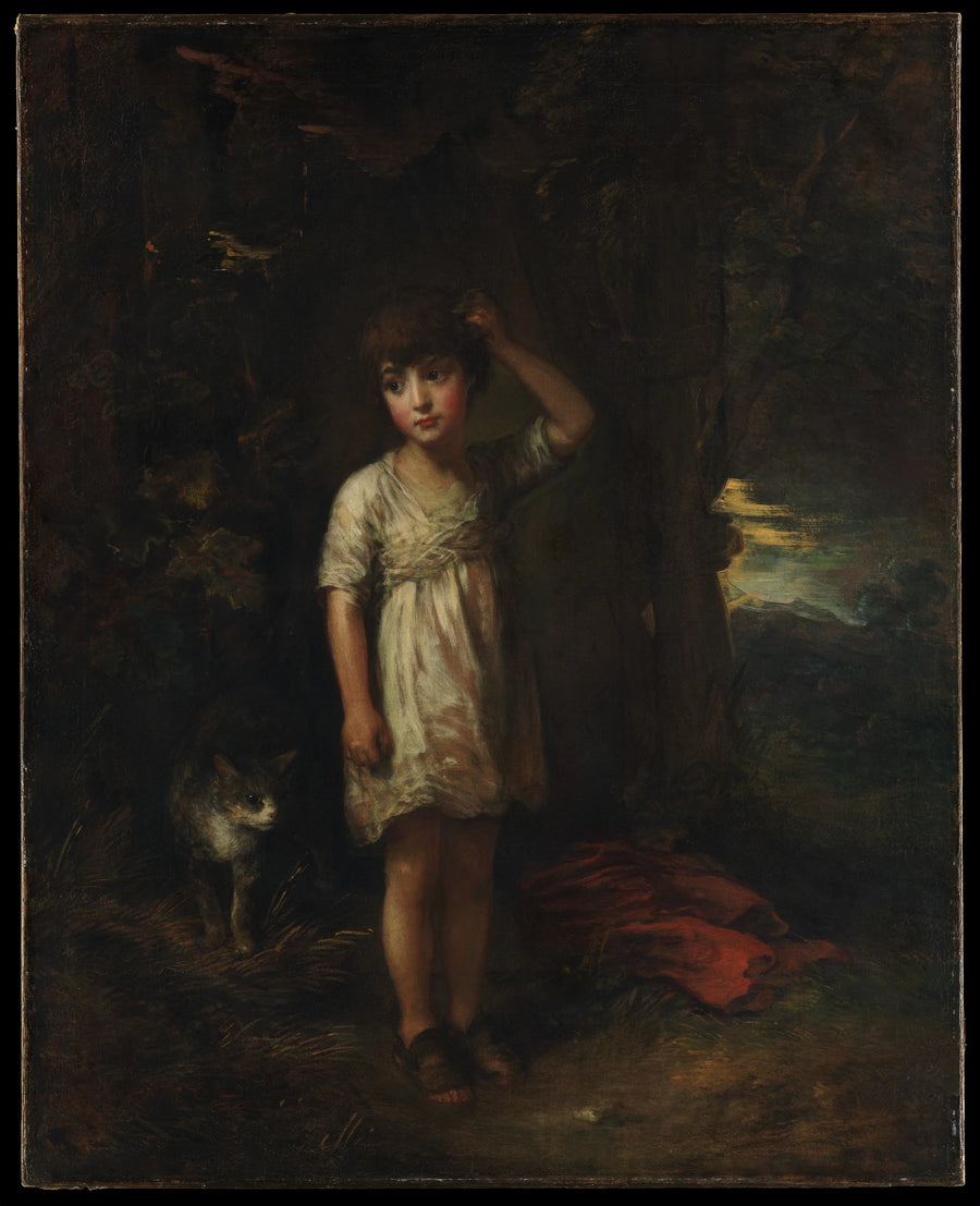 Un garçon avec un chat - Thomas Gainsborough