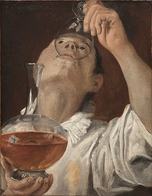 Dreng der drikker - Annibale Carracci