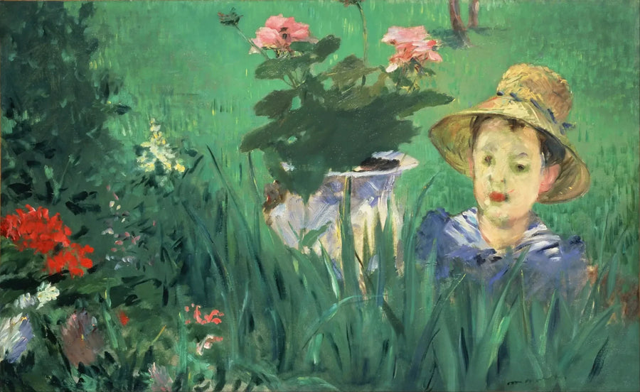 Dreng i blomsterne (Jacques Hoschedé) - Édouard Manet