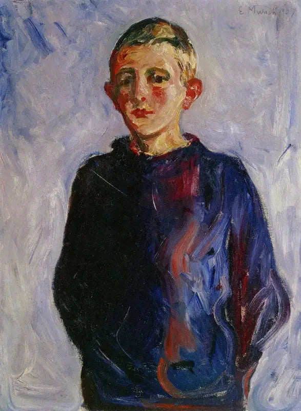 Dreng fra Warnemünde - Edvard Munch