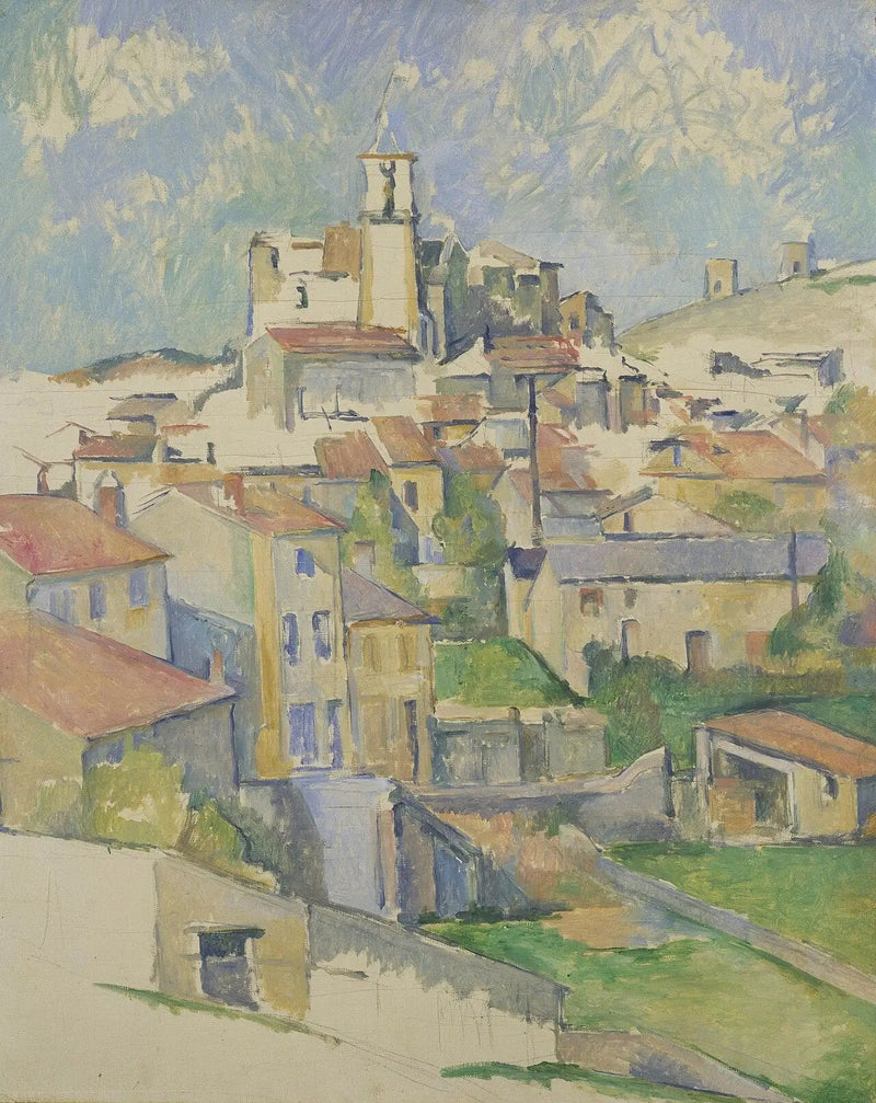 Gardanne (vertikalt udsyn) - Paul Cézanne
