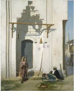 Vagter ved indgangen til en grav - Jean-Léon Gérôme