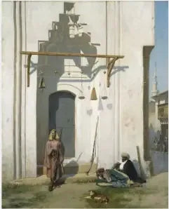 Vagter ved indgangen til en grav - Jean-Léon Gérôme