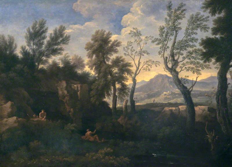 Paysage avec Apollon et Daphné - Gaspard Dughet
