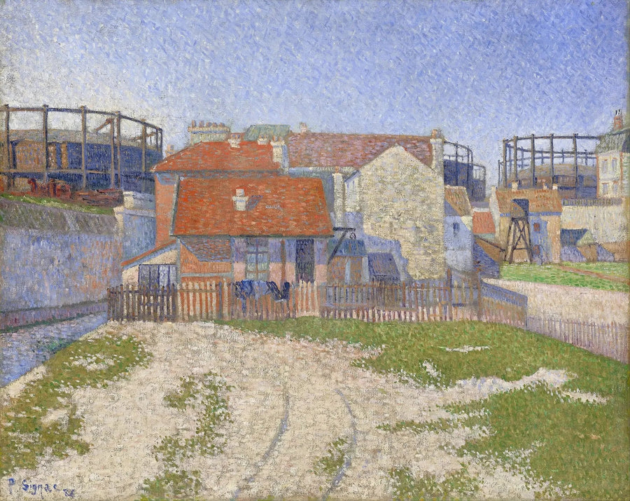 Clichy Gasometre - Paul Signac
