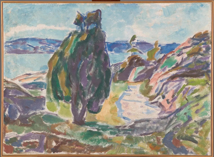 Enebær ved havet - Edvard Munch