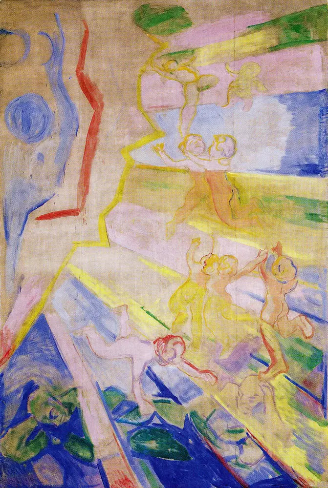 Genier i lyset - Edvard Munch