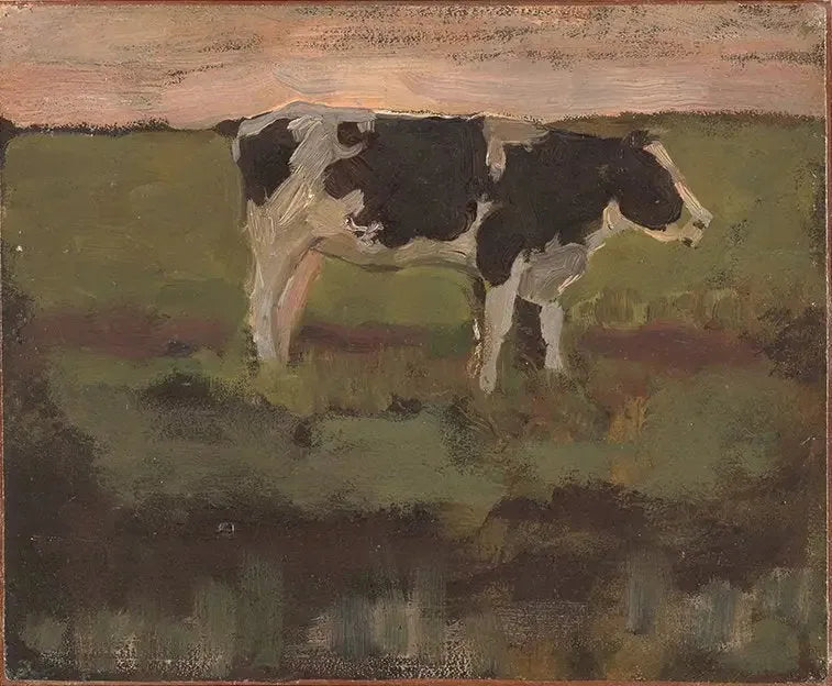 Sort og hvid kvie - Piet Mondrian