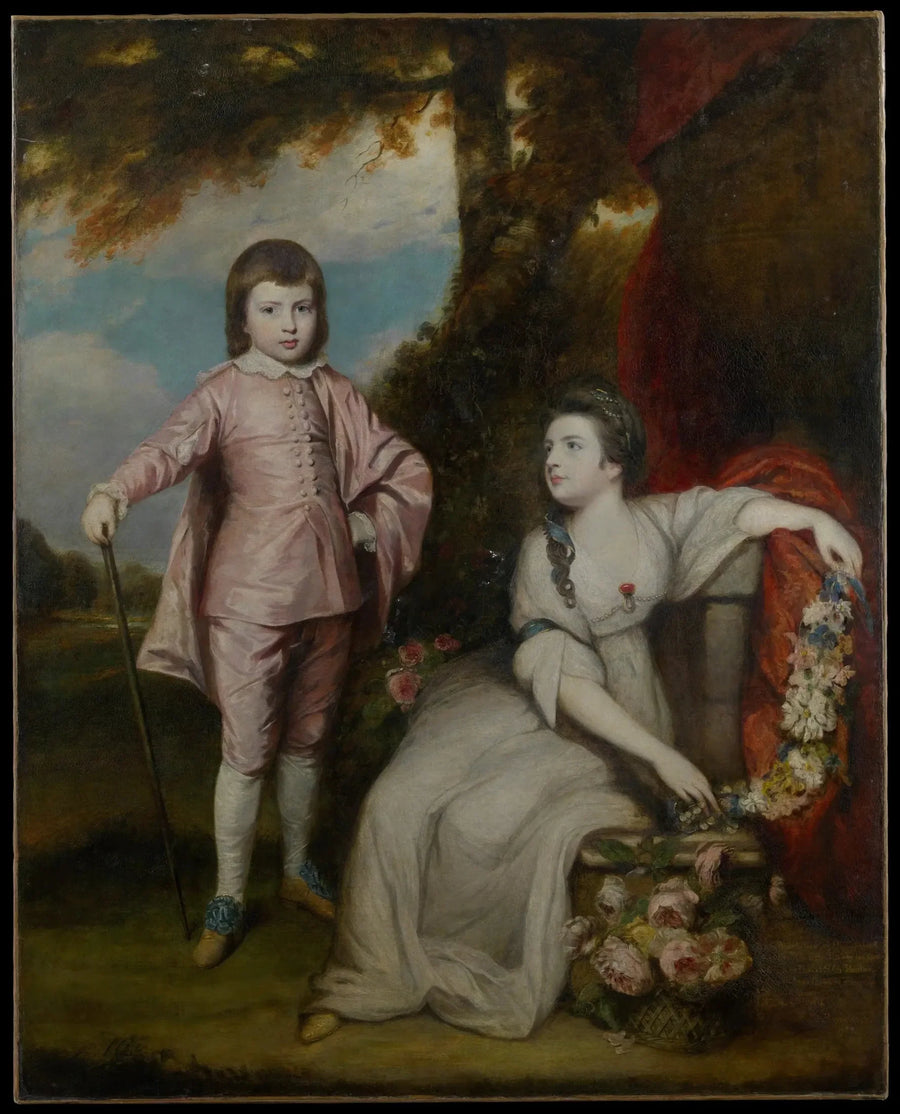 George Capel, vicomte Malden (1757–1839) og Lady Elizabeth Capel (1755–1834) - Joshua Reynolds