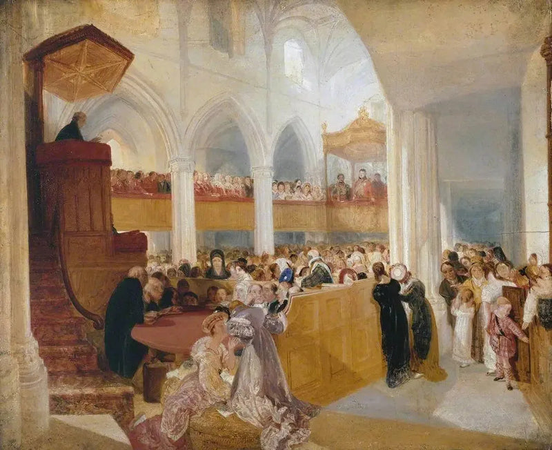 George IV i St Giles's, Edinburgh - J. M. W. Turner
