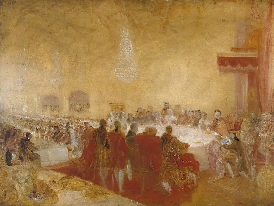 George IV ved Provostens banket i Parlamentshuset, Edinburgh - J. M. W. Turner