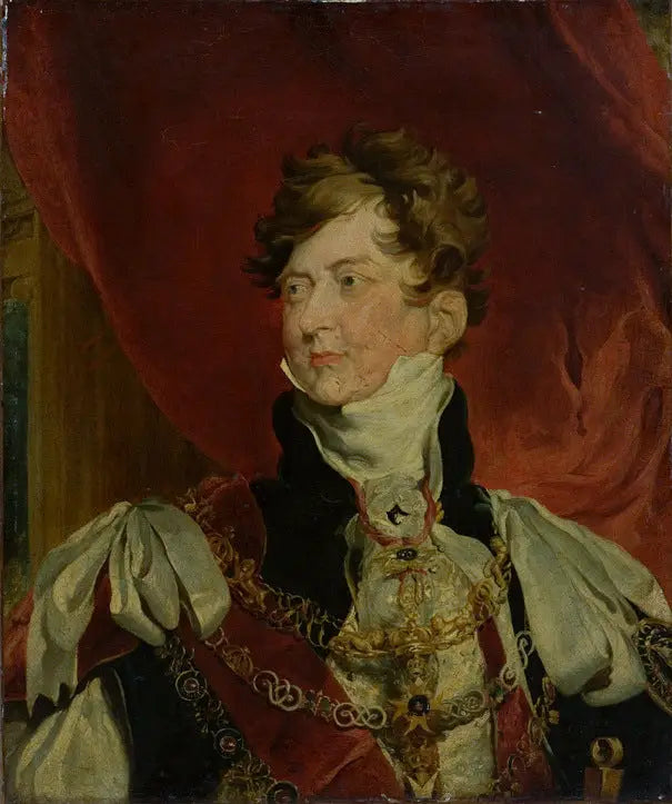 George IV en prins-regent med insignier fra Order of the Garter - Thomas Lawrence