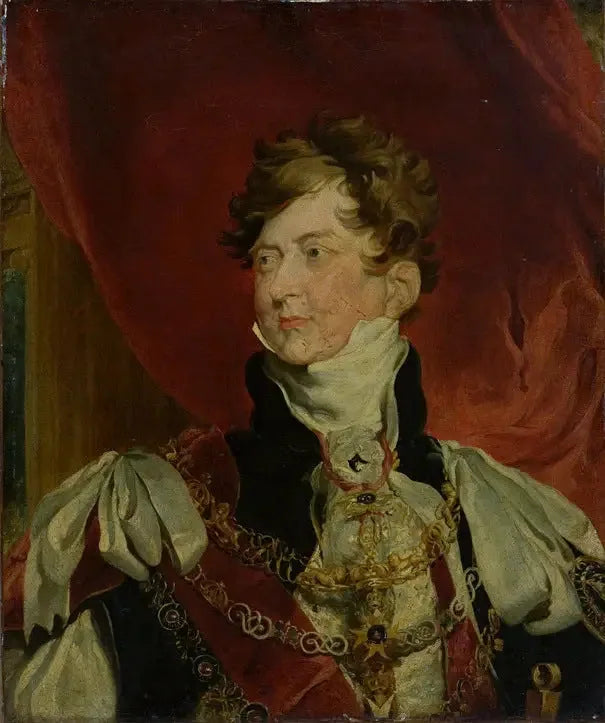 George IV en prince-régent avec les insignes de l'Ordre de la Jarretière - Thomas Lawrence image 1 reproduction réalisée par Alpha Reproduction