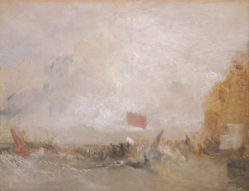 George IV's afgang fra 'Royal George', 1822 - J. M. W. Turner