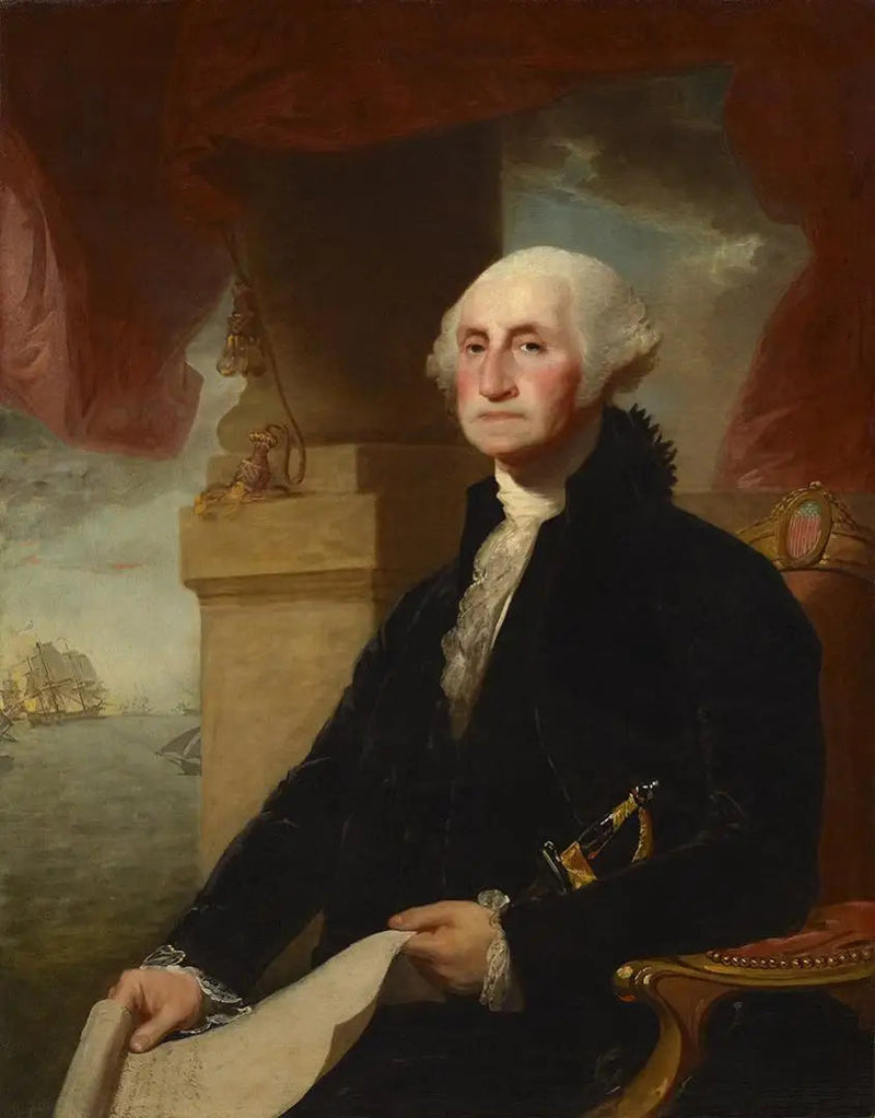 George Washington (Portræt af Constable-Hamilton) - Gilbert Stuart