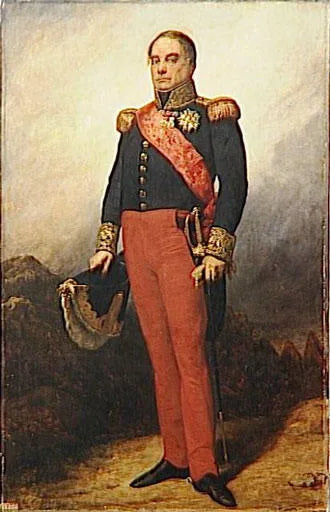 Georges Mouton, greve af Lobau, marshal af Frankrig (1770-1838) - Ary Scheffer