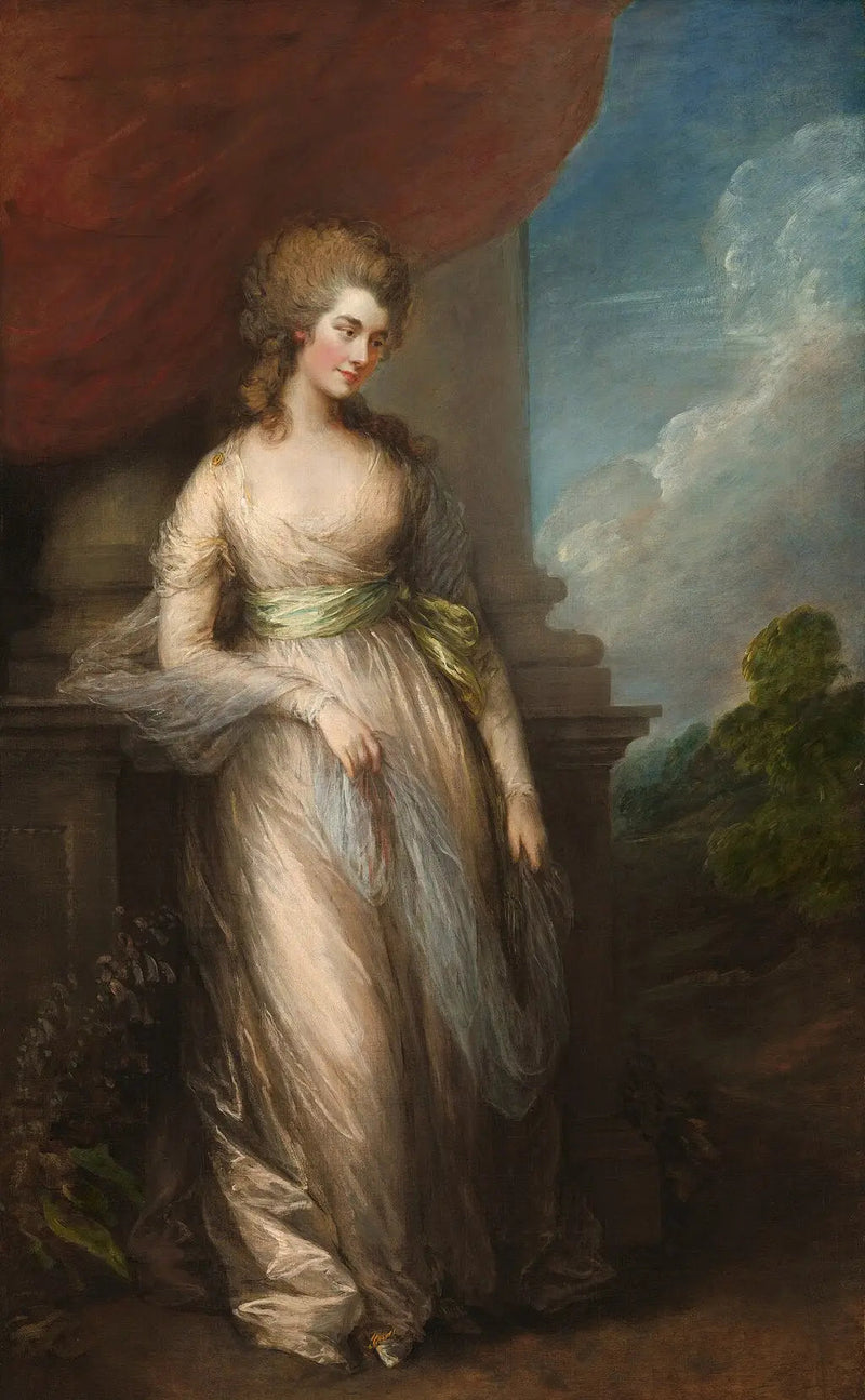 Georgiana, hertuginde af Devonshire - Thomas Gainsborough