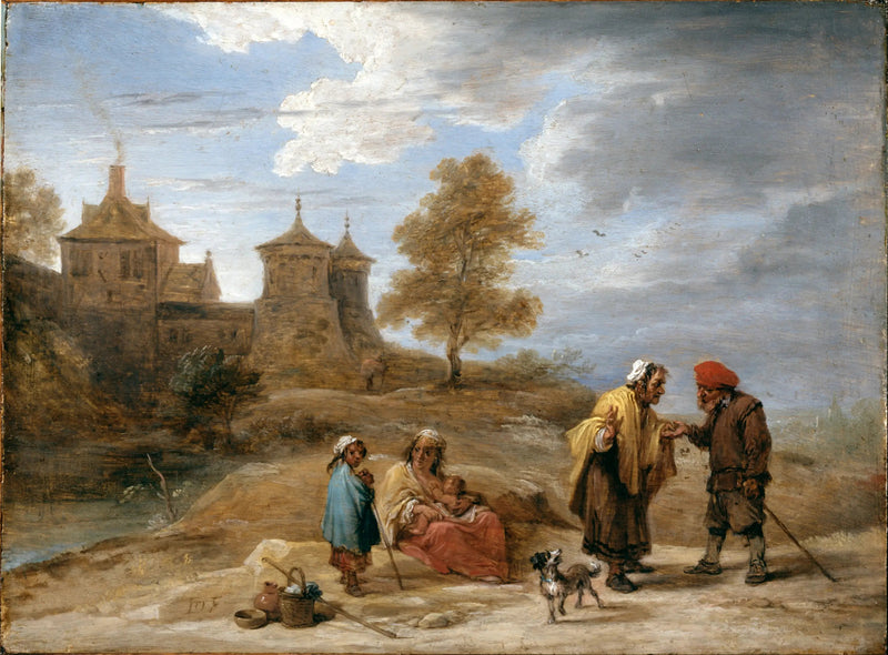 Gitans dans un paysage - David Teniers den Yngre
