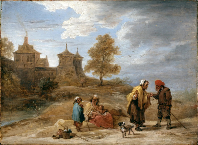 Gitans dans un paysage - David Teniers den Yngre