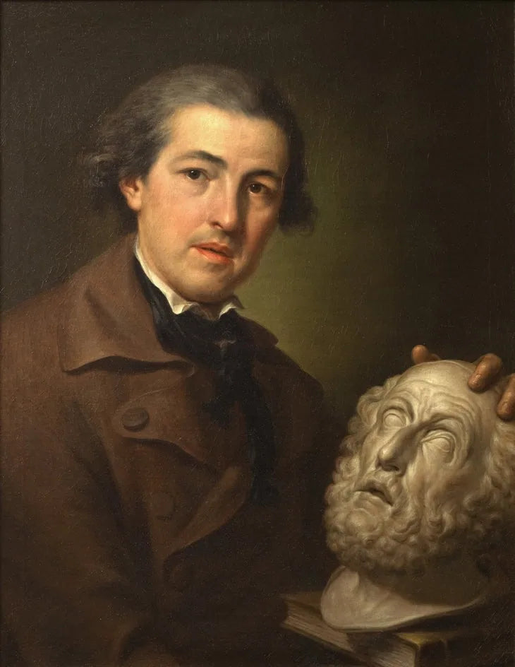 Giuseppe Franchi (1731–1806) med et hoved af Homer - Anton Raphael Mengs