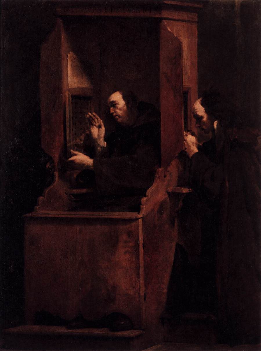 La Confession - Giuseppe Maria Crespi
