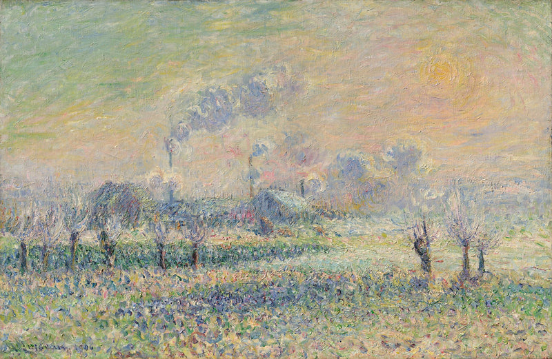 Givre i Pontoise - Gustave Loiseau