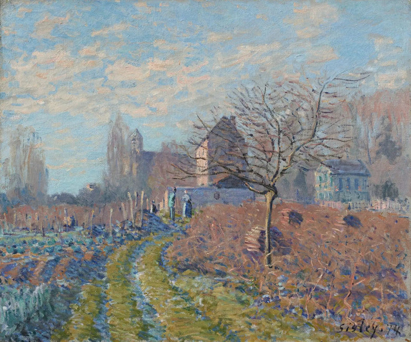 Hvid frost, Sankt Martin sommer - Alfred Sisley