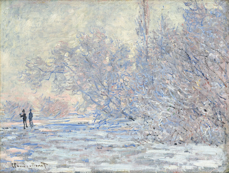 Frost i Giverny W963 - Claude Monet
