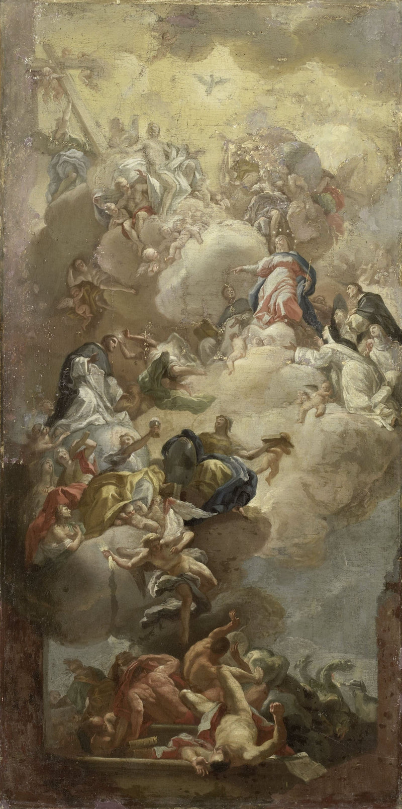 Helgenkåring af Sankt Dominikus - Francesco Solimena