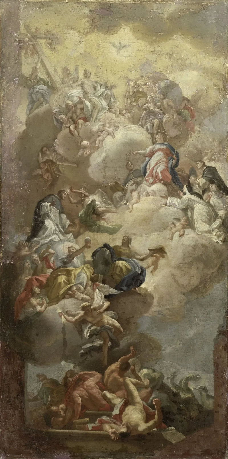 Helgenkåring af Sankt Dominikus - Francesco Solimena