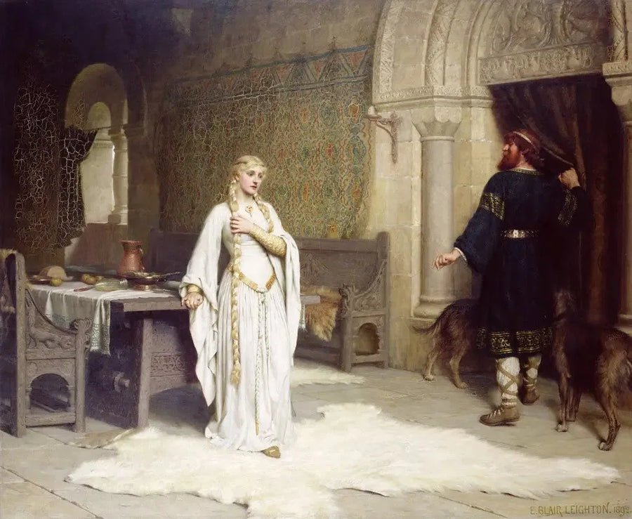 Godiva og Léofric - Edmund Blair Leighton