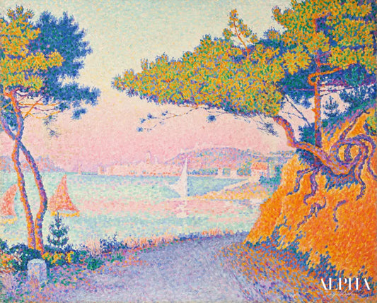 Golfe Juan - Paul Signac - Reproductions de tableaux et peintures haut de gamme