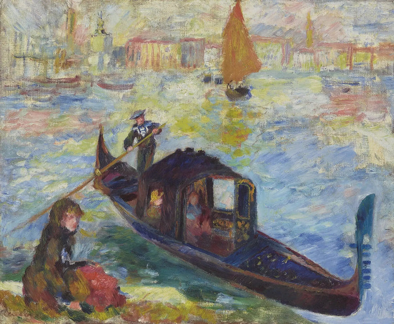 Gondol, Venedig - Pierre-Auguste Renoir