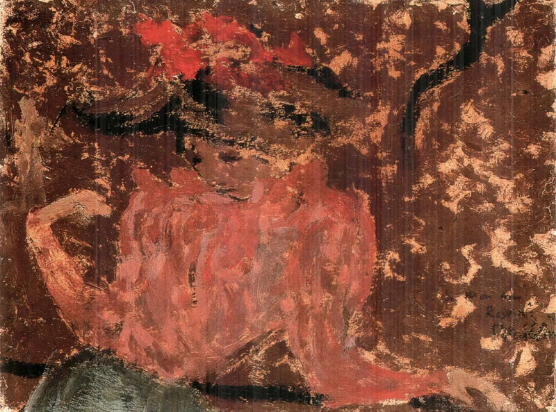 Yndefuld i haven - Édouard Vuillard