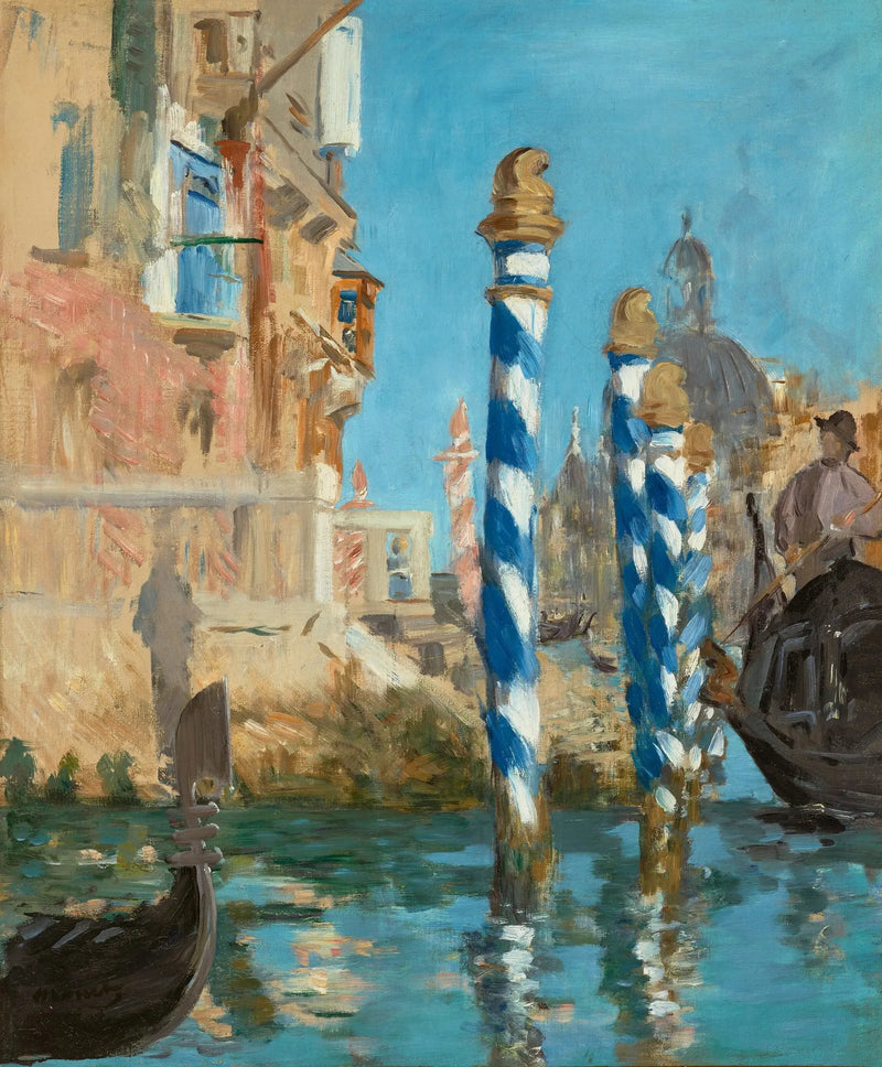 Grand Canal i Venedig - Édouard Manet