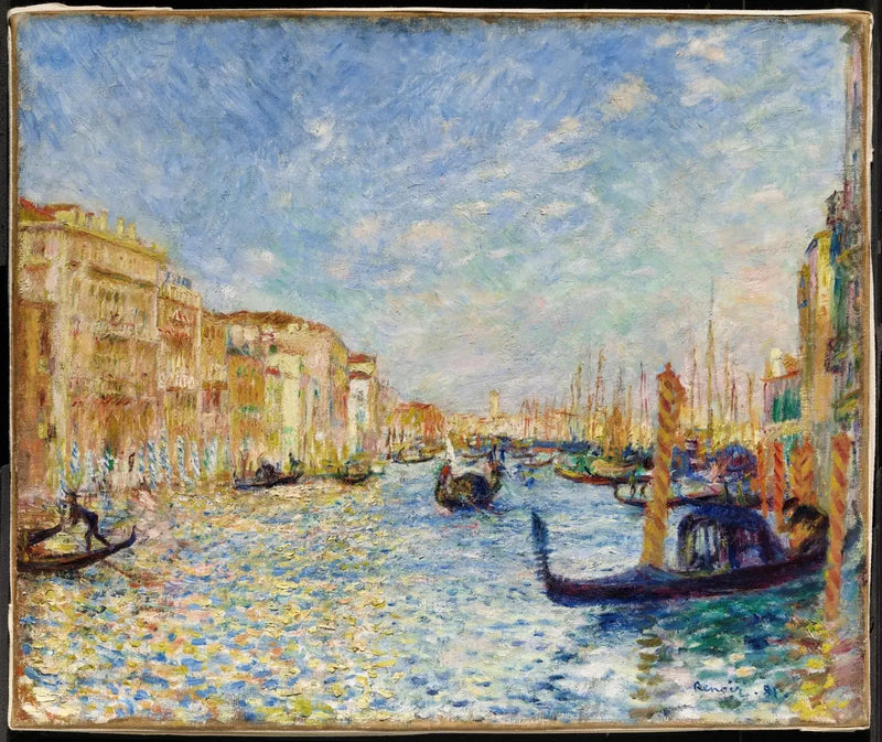 Store Kanal, Venedig - Pierre-Auguste Renoir