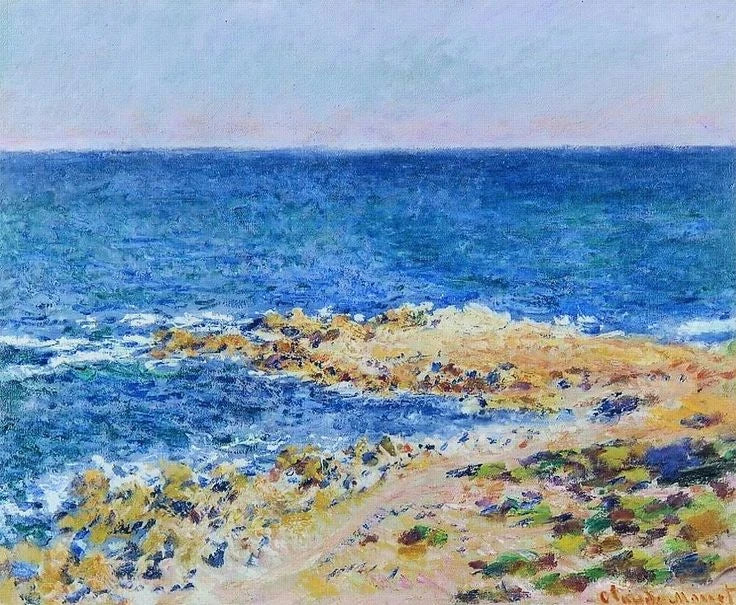 Den "store blå" i Antibes W1182 - Claude Monet