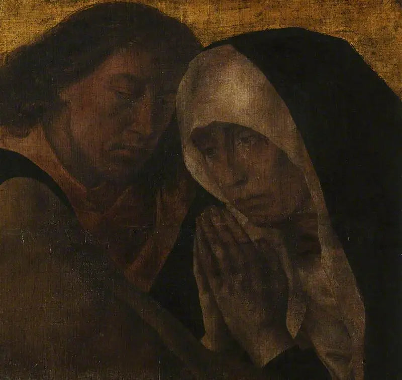 Stor Korsfæstelse, fragment - Hugo van der Goes