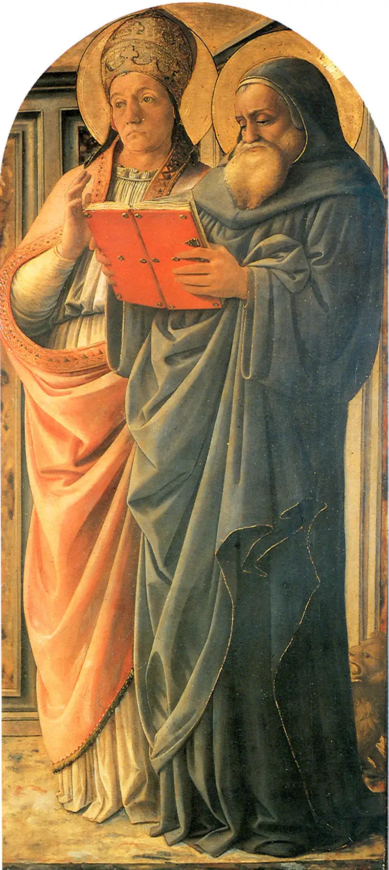 Gregory og Jerome, Kirkens Læger - Fra Filippo Lippi