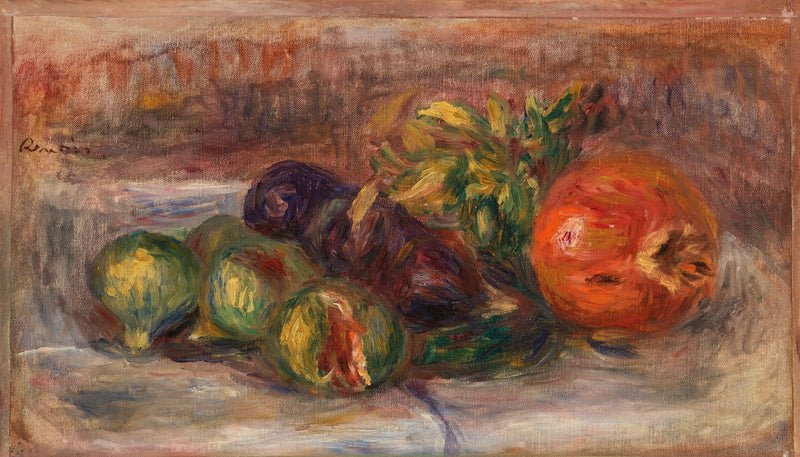 Granatæble og figner - Pierre-Auguste Renoir