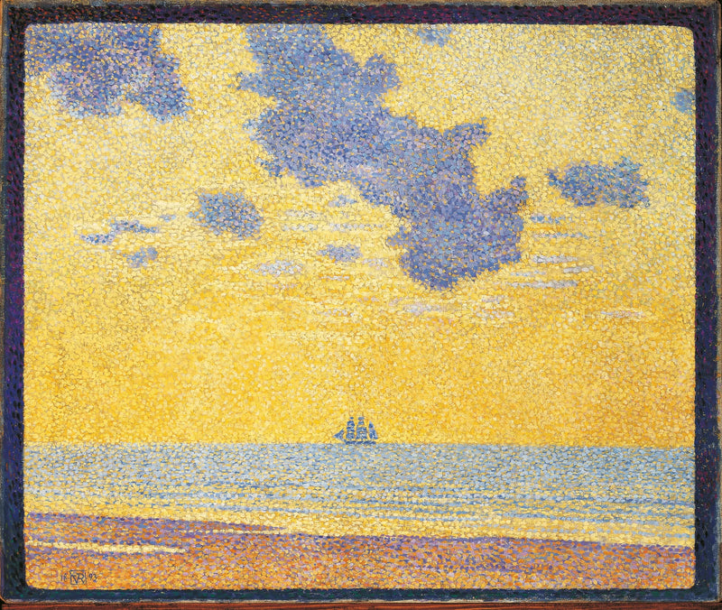 Store skyer - Théodore van Rysselberghe