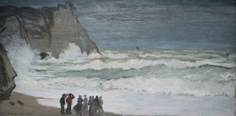 Stor hav ved Étretat - Claude Monet