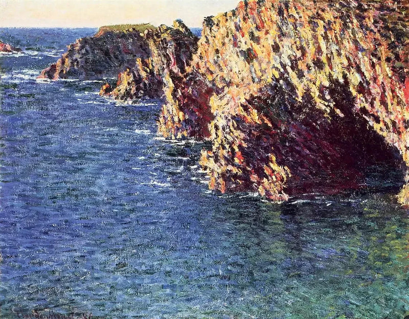 Hulen i Port-Domois W1114 - Claude Monet