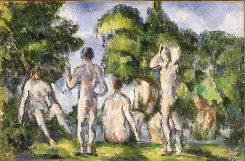 Gruppe af badende - Paul Cézanne