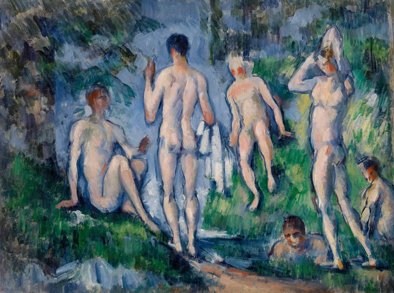 Gruppe af badende - Paul Cézanne
