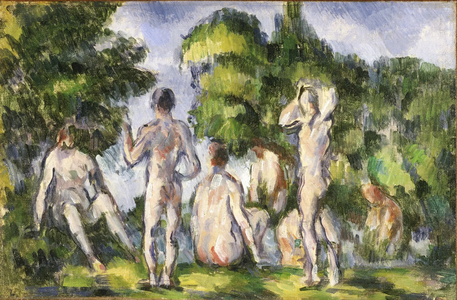 Gruppe af badende - Paul Cézanne