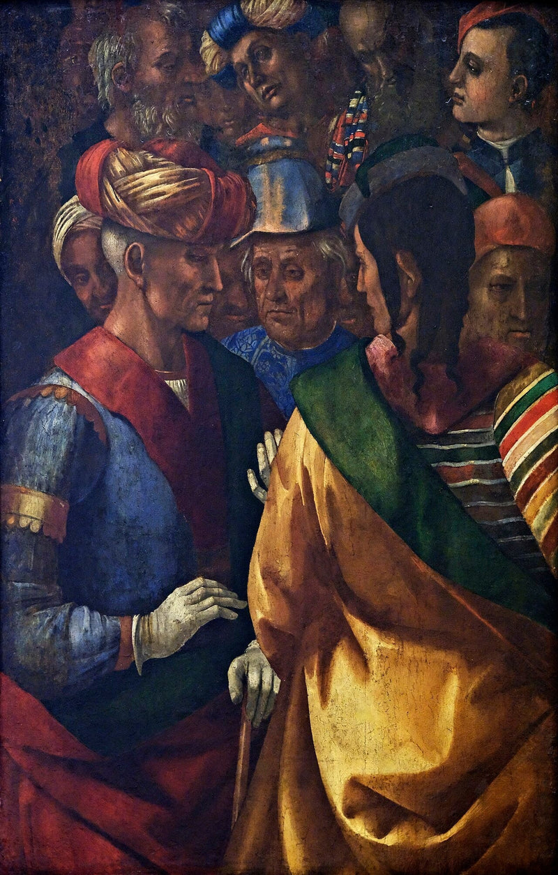Gruppe af femten personer - Luca Signorelli